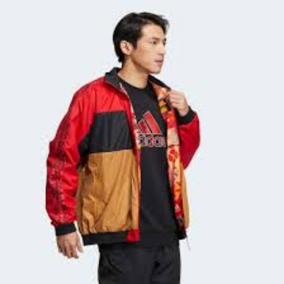 ADIDAS CNY REVERSIBLE WOVEN JACKET - Picture 2 of 2